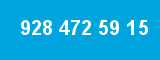 928 472 59 15 928 472 59 15